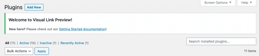 Welkom bij de Visual Link Preview Plug-in